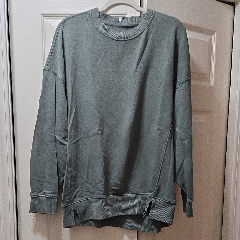 Aerie Crewneck Sweater in green